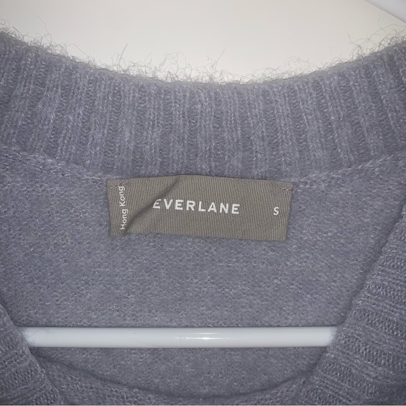 Everlane Alpaca Sweater T Shirt Top Light Periwinkle Purple Size Small - Picture 3 of 6